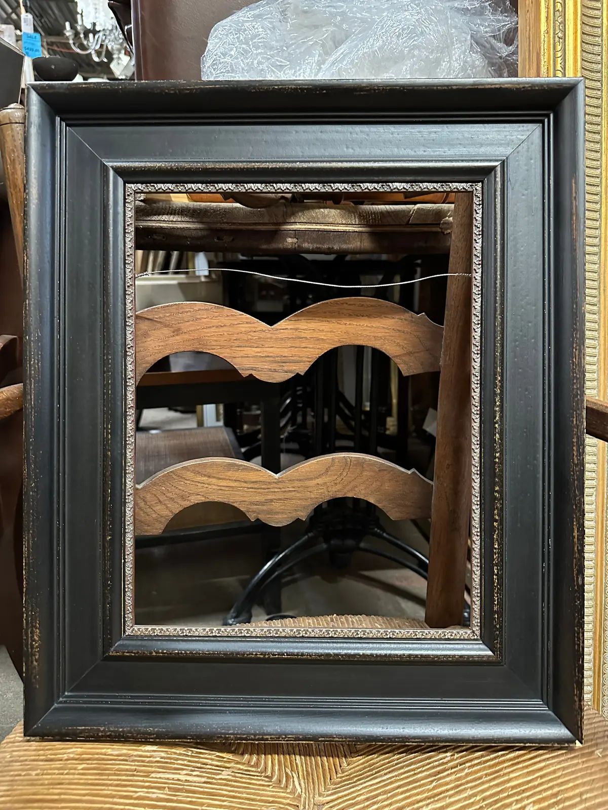 Black Frame With Gold Liner-As Found 1