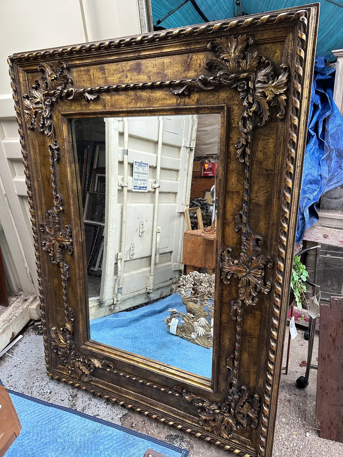 Large Rectangular Composition Mirror- Not Old 1