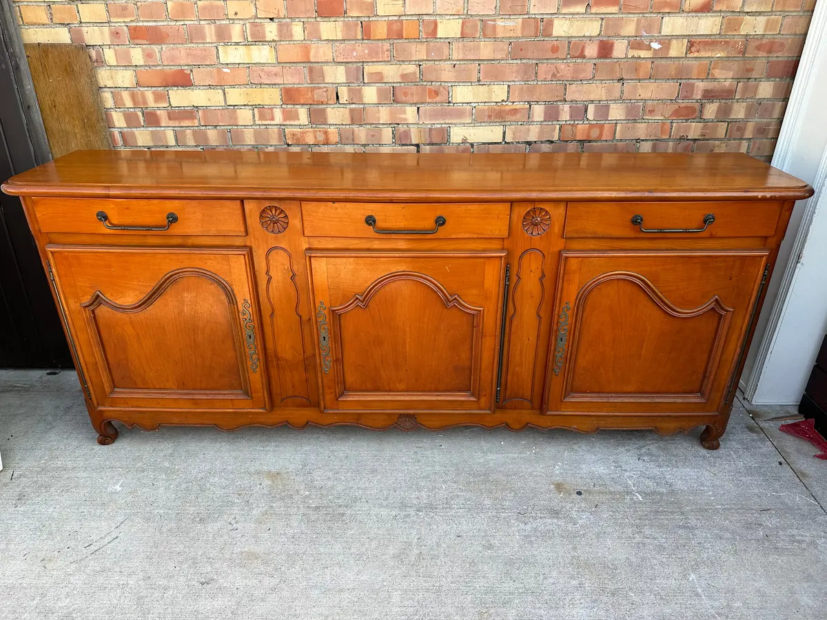 Louis Xv Cherry Sideboard 1