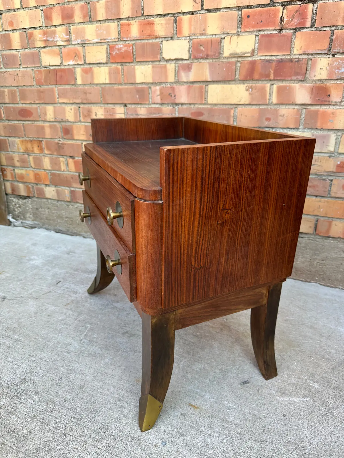 Rosewood Splayed Feet Side Chest 1