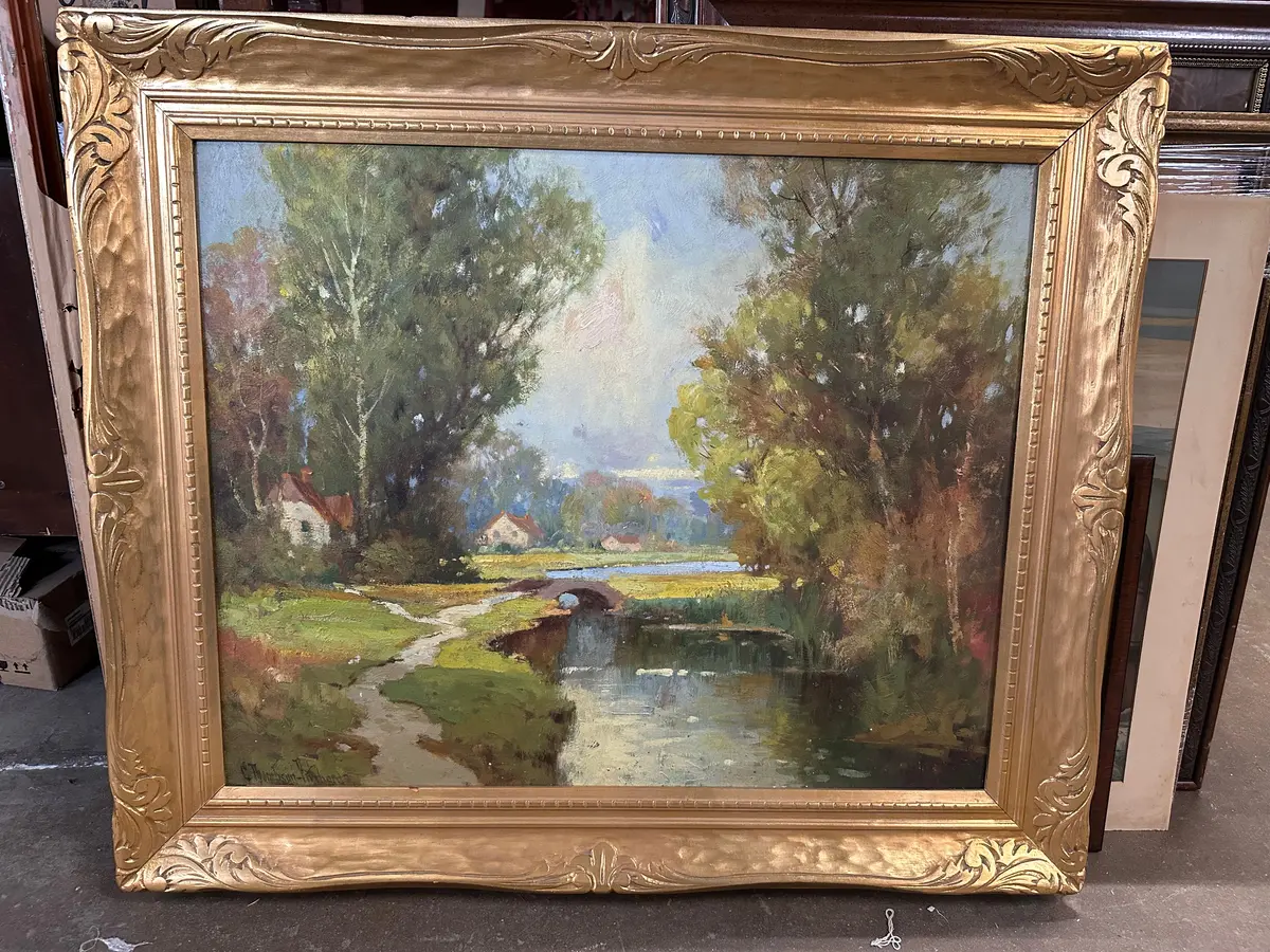 George Thompson Pritchard Oil On Board 1