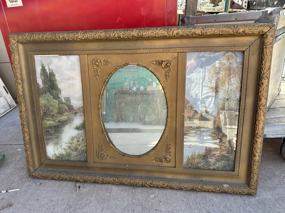 Gesso Frame Mirror 1