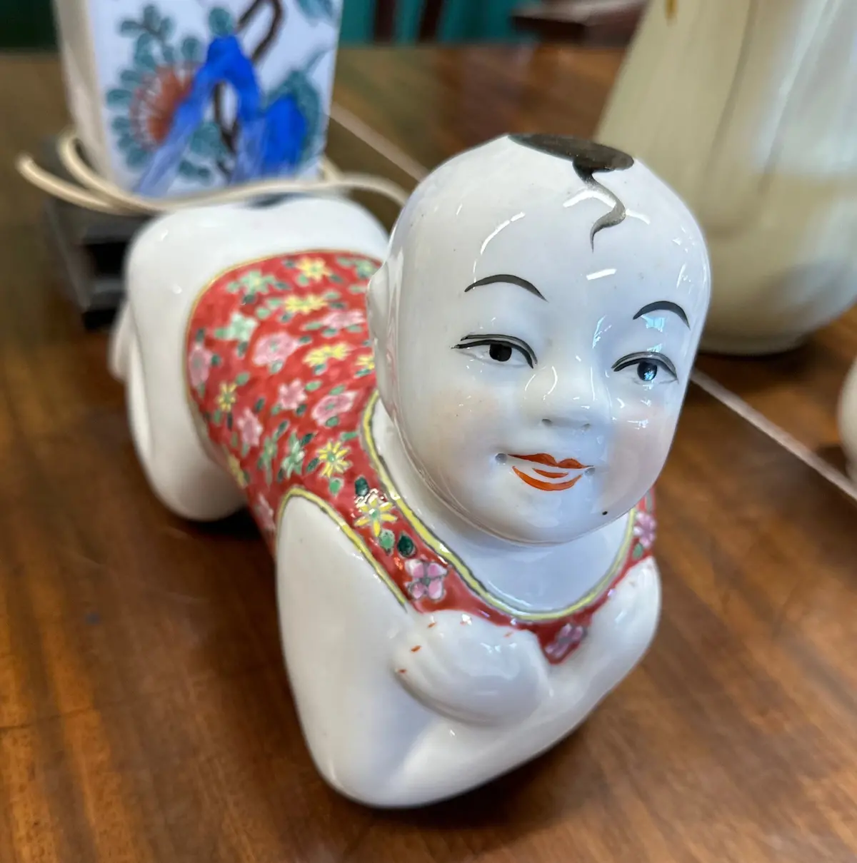 Pair Of Chinese Porcelain Babies 1