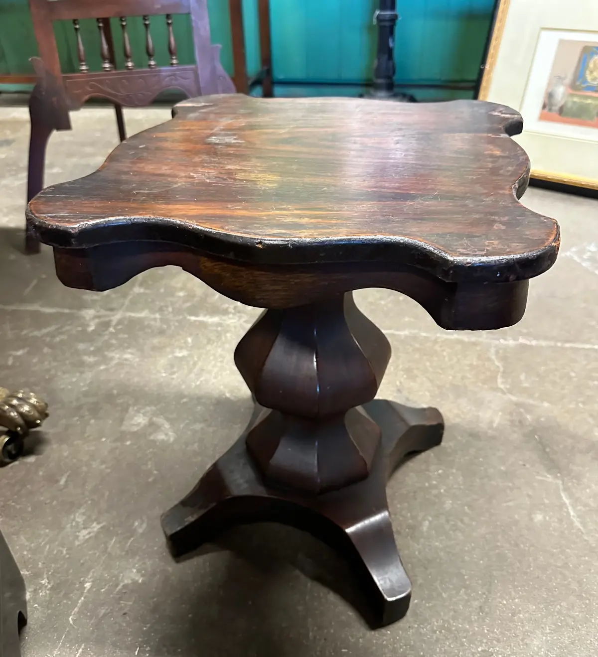 Empire As Found  Footed Pedestal Stand 1