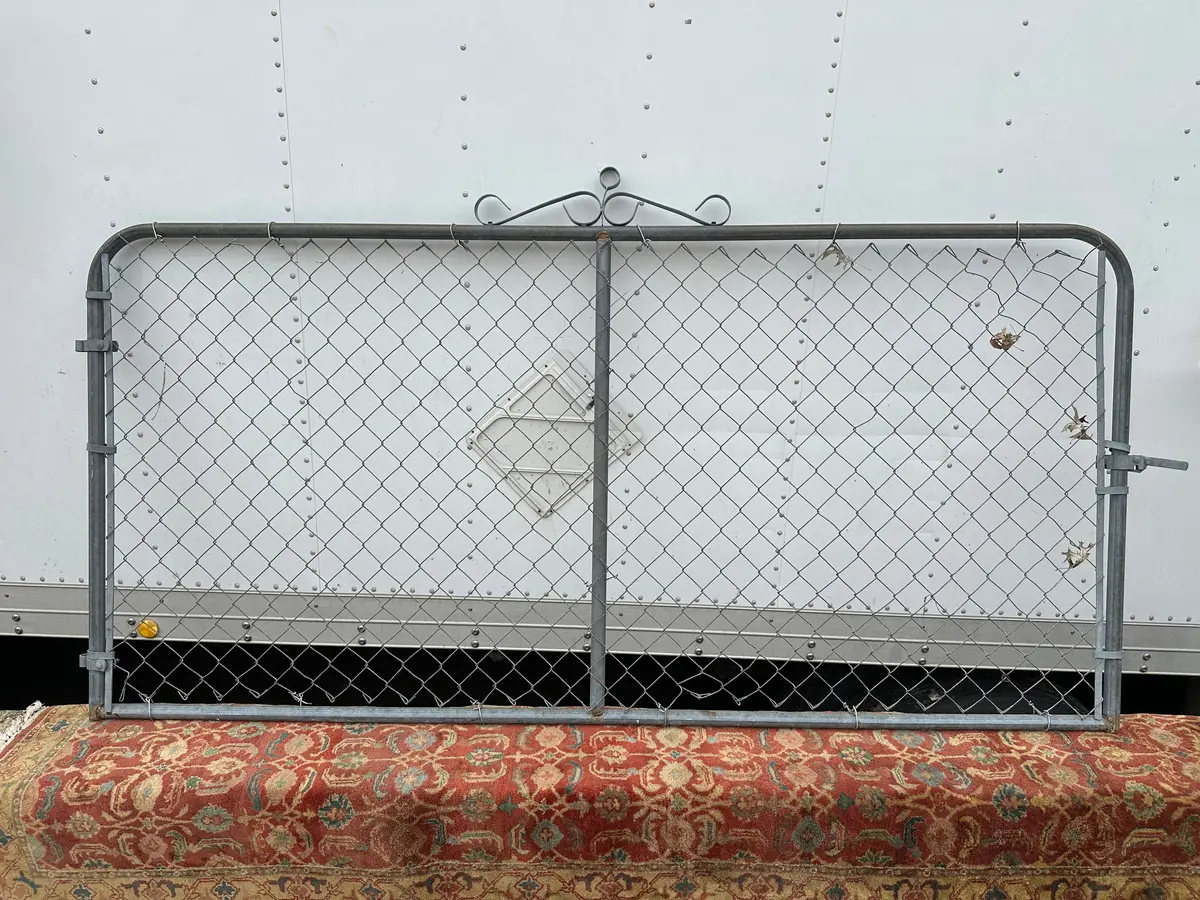 Wide Chain Link Gate 1