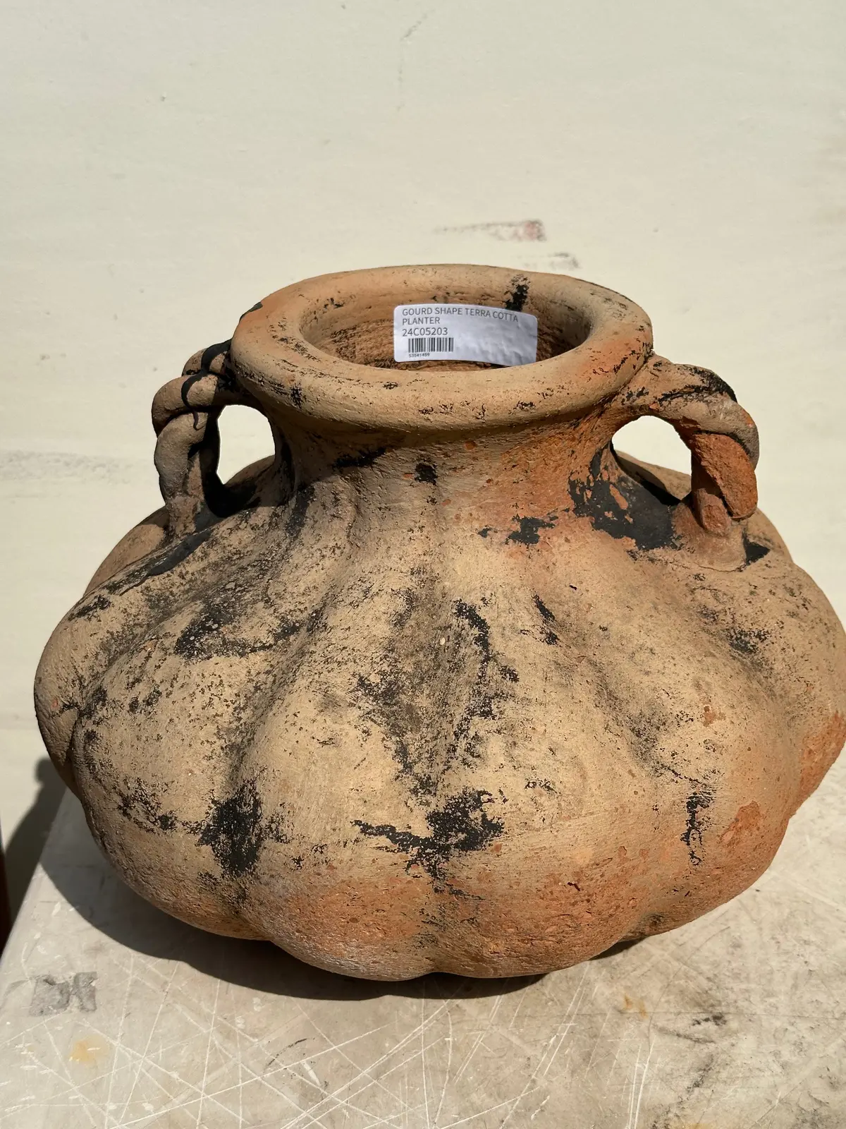 Gourd Shape Terra Cotta Planter 1