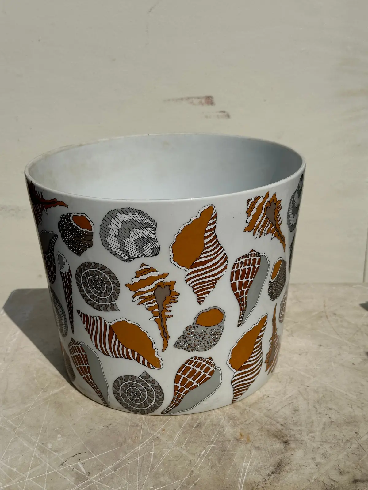 Fritz And Floyd Shell Decor Planter 1