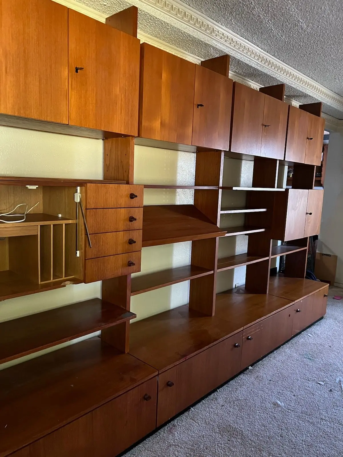 Midcentury Modern Danish Wall Unit Room Divider 1