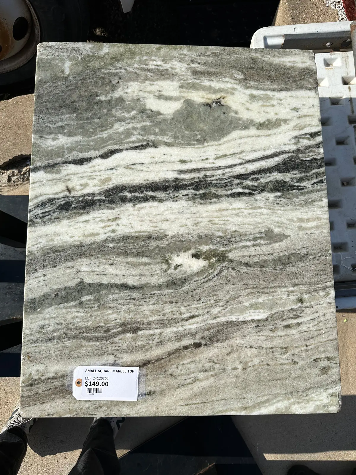 Small Square Marble Top 1