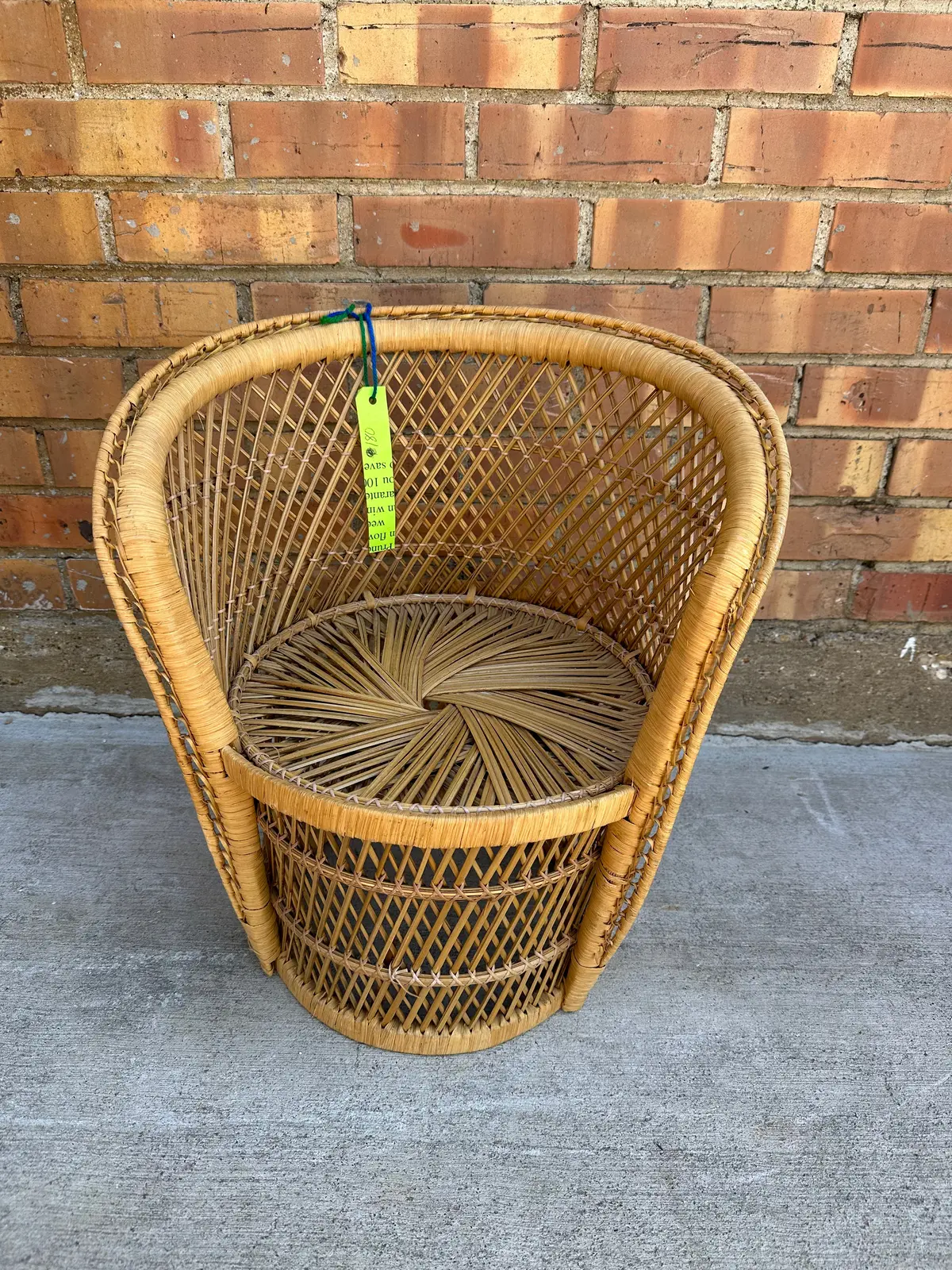 Rattan Childs Chair 1
