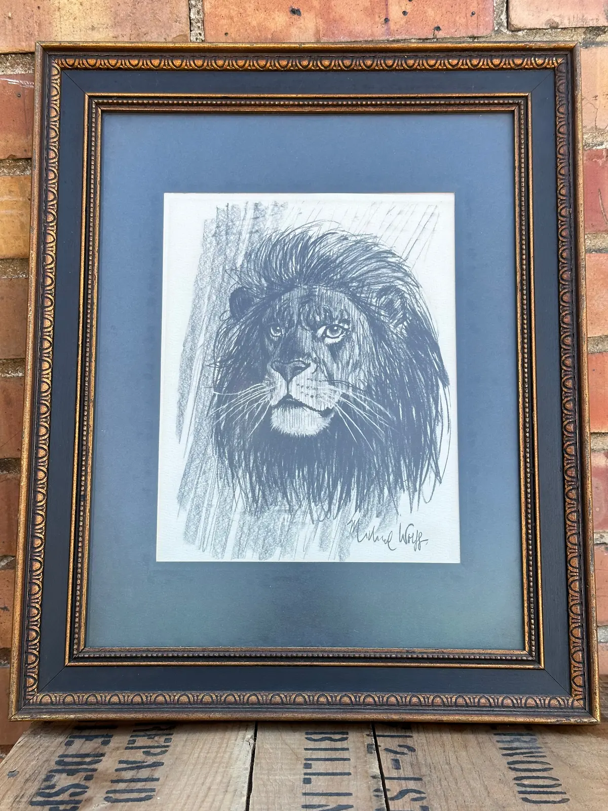 Lion Pencil Drawing By Wolf 1