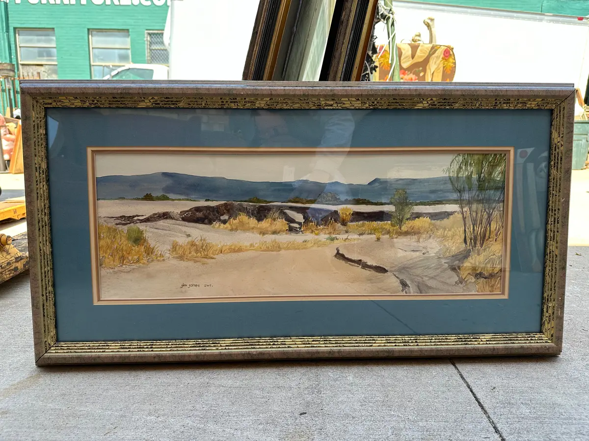 Texas Landscape Watercolor By Jim Jones 1