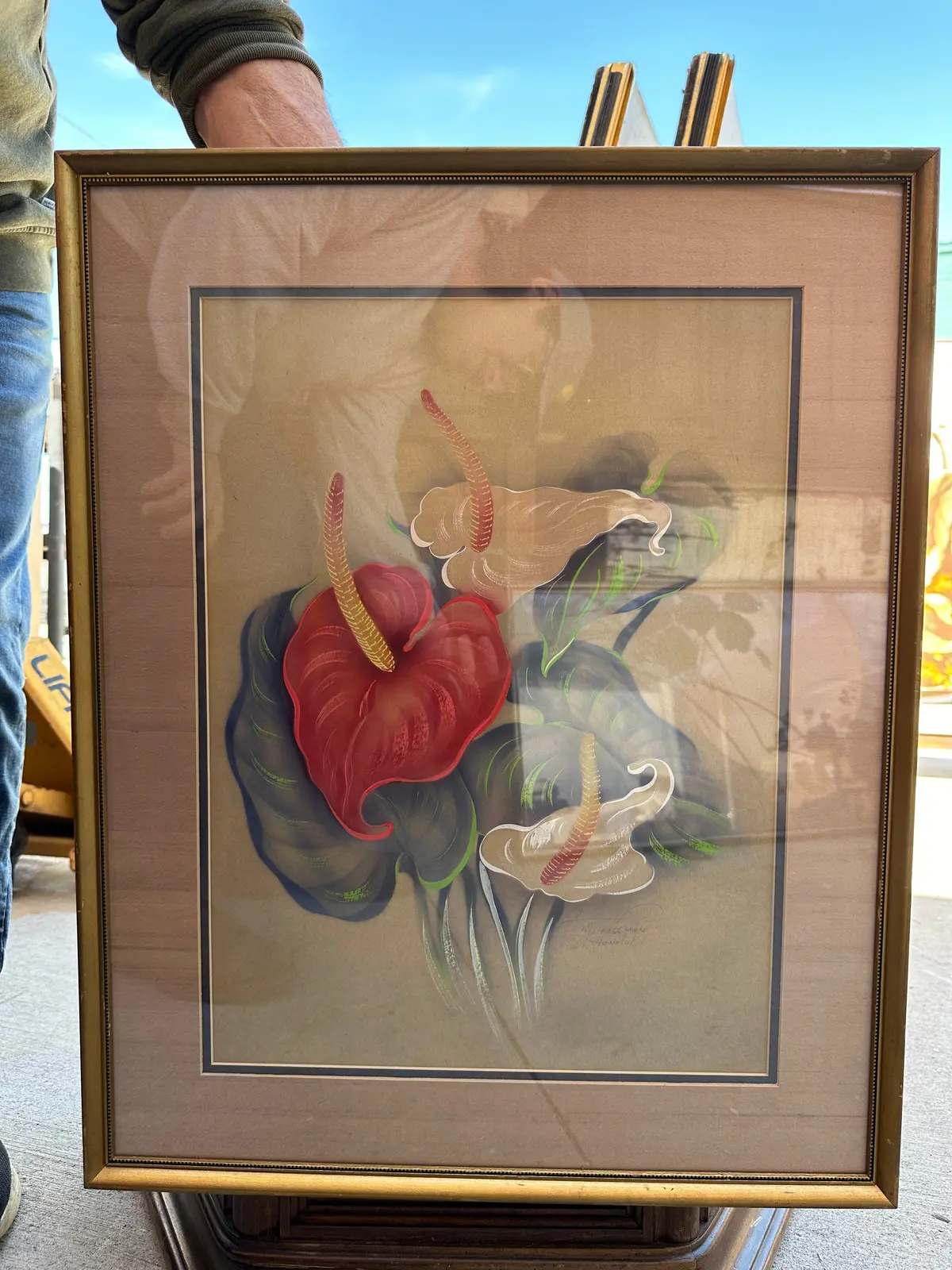 Watercolor Of Hawaii Flowers 1