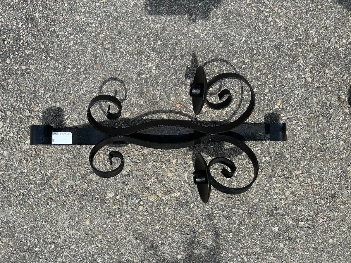 Black Candle Sconce 1