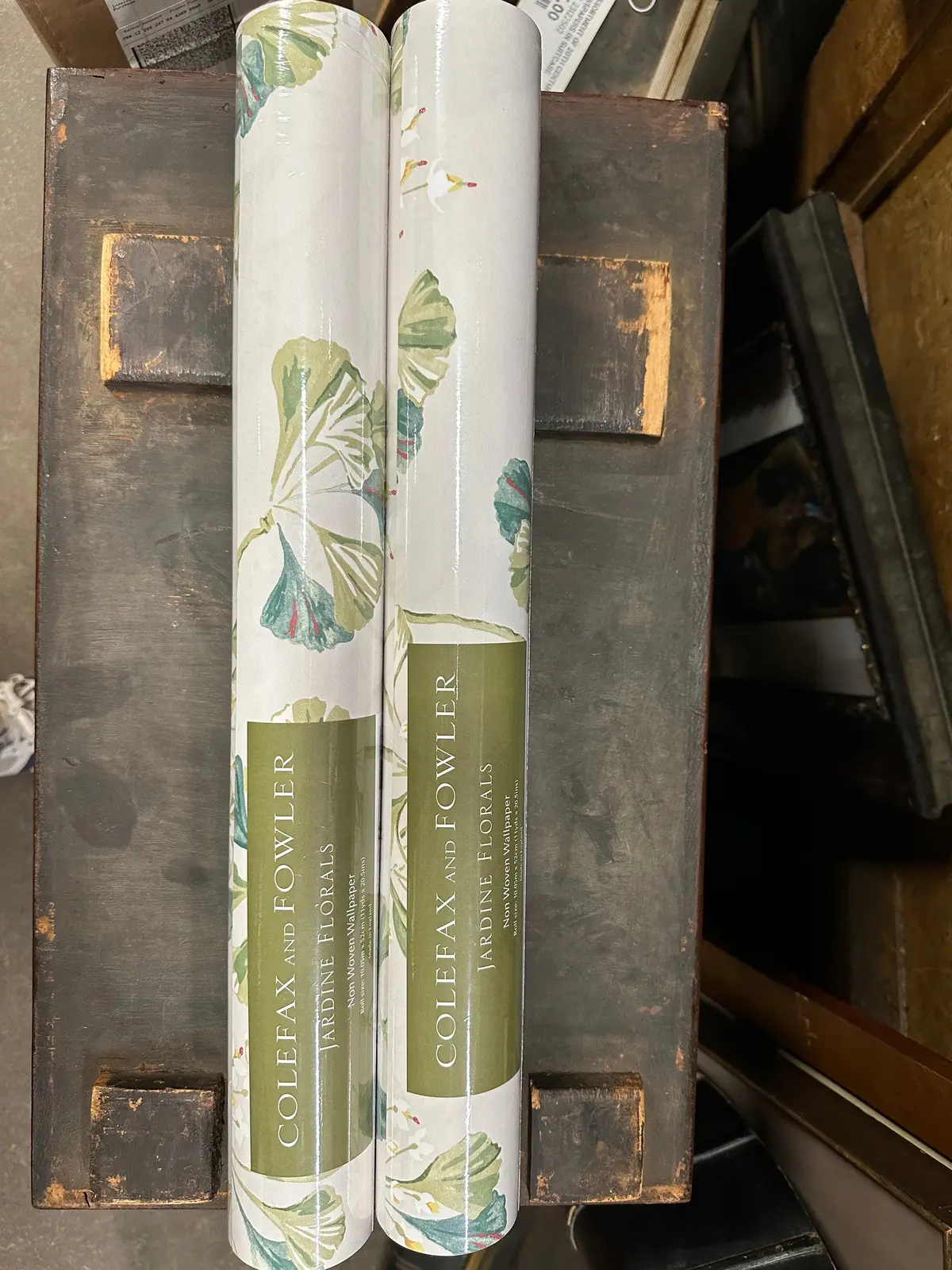 Pair Of Colefax And Fowler Non Woven Wallpaper 1