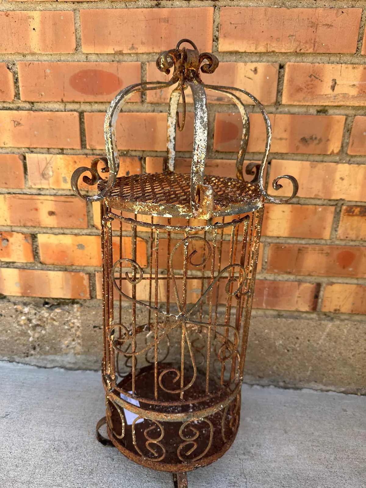 Wrought Iron Bird Cage 1