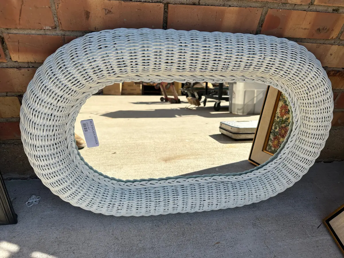 Mcm Wicker Mirror 1