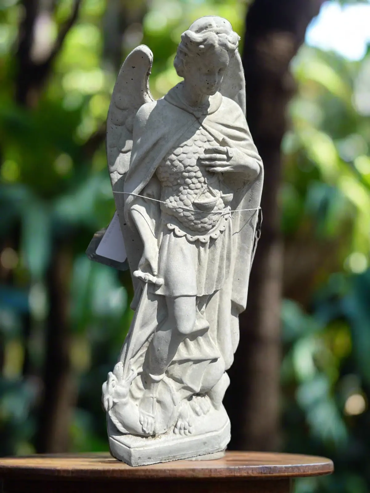 Concrete Statue Of St Michael 1