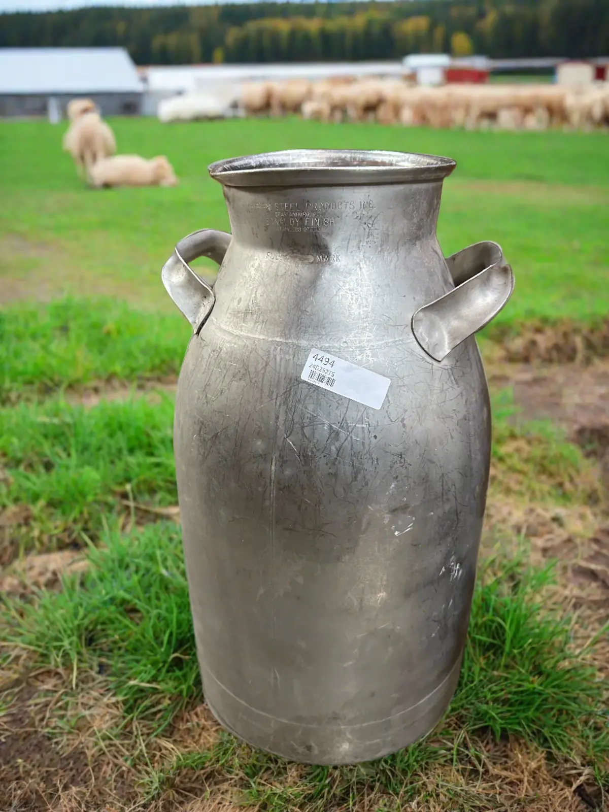 Stainless Steel Milk Can No Lid 1