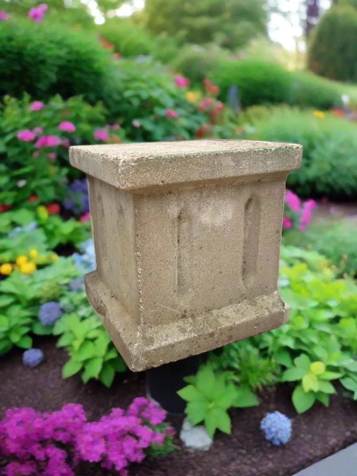 Small Concrete Pedestal As Found 1