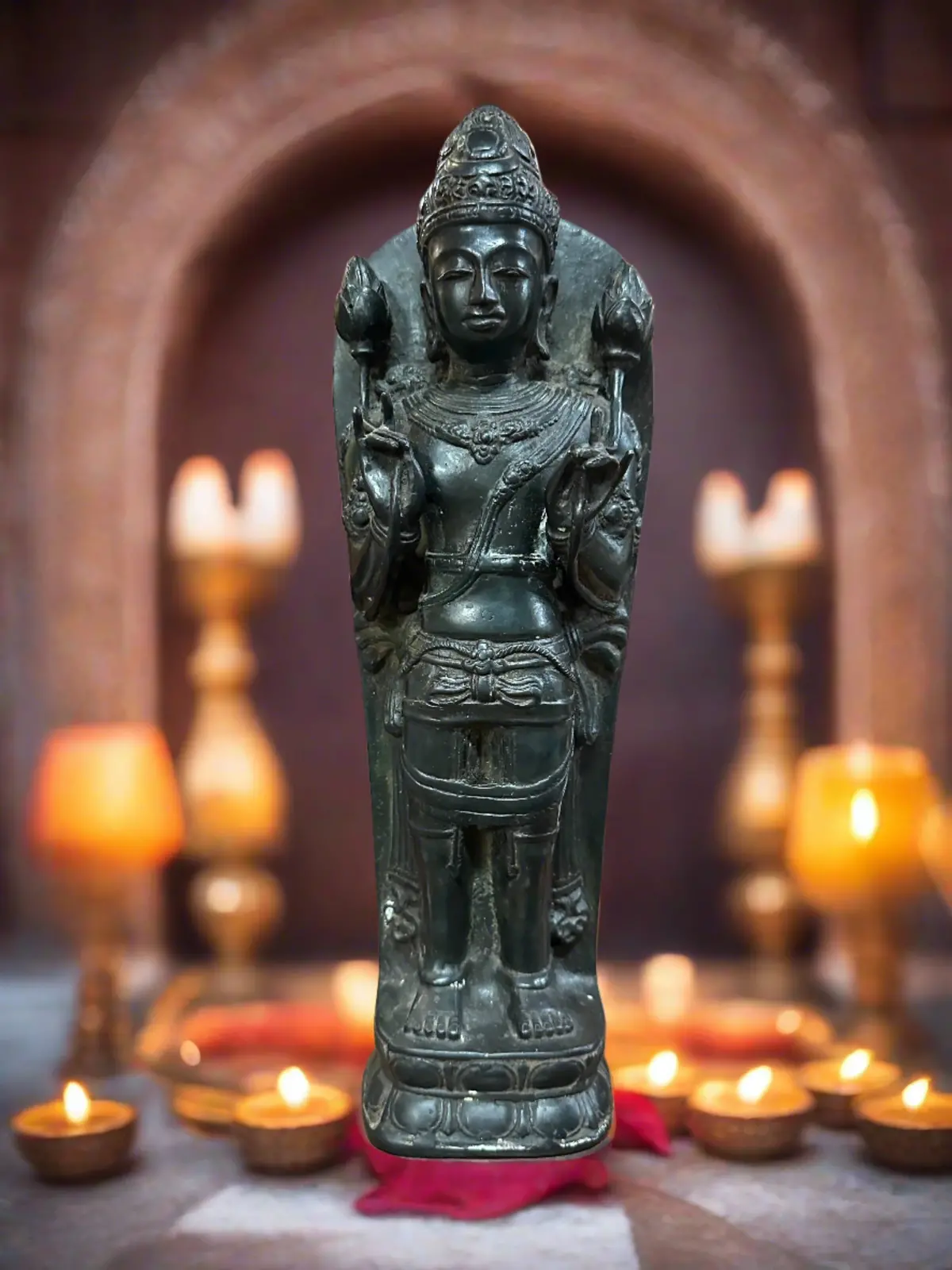 Bronze Statue Of Vishnu 1