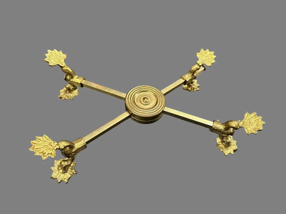 Brass Adjustable Bowl Stand 1