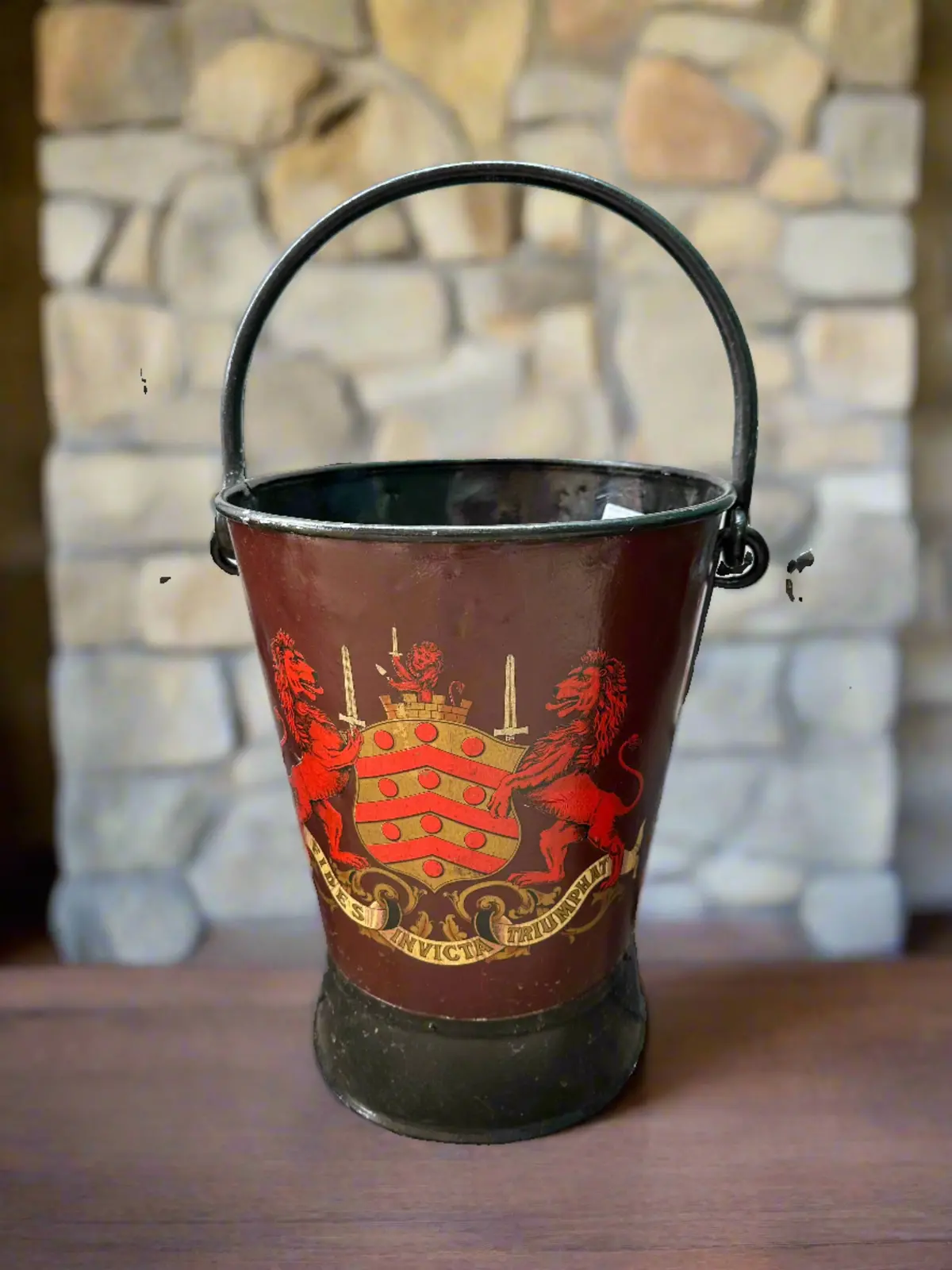 Heavy Tin Fire Bucket 1