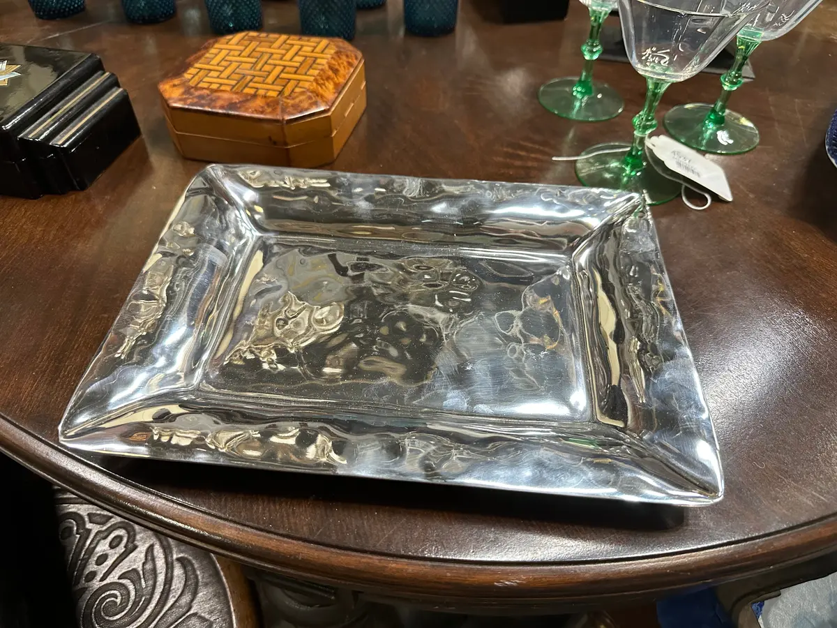 Beatriz Chrome Small Tray 1