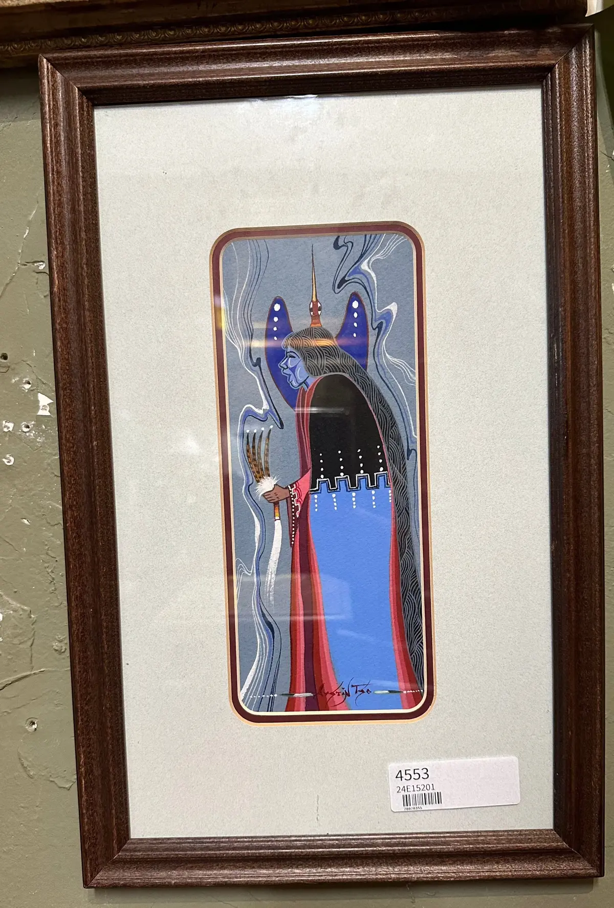 Fantasy Navajo Art Watercolor By Justin Tso 1