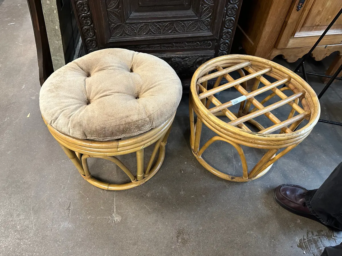 Pair Of Bentwood Stools 1
