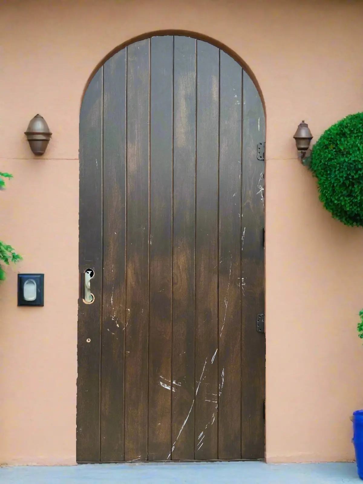 Roman Arch Front Door 1