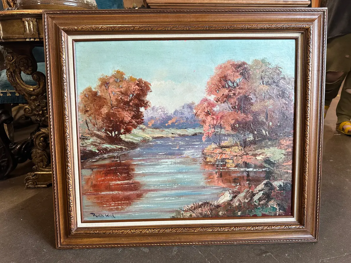Fall Landscape Oil Painting By Robert Wood 1