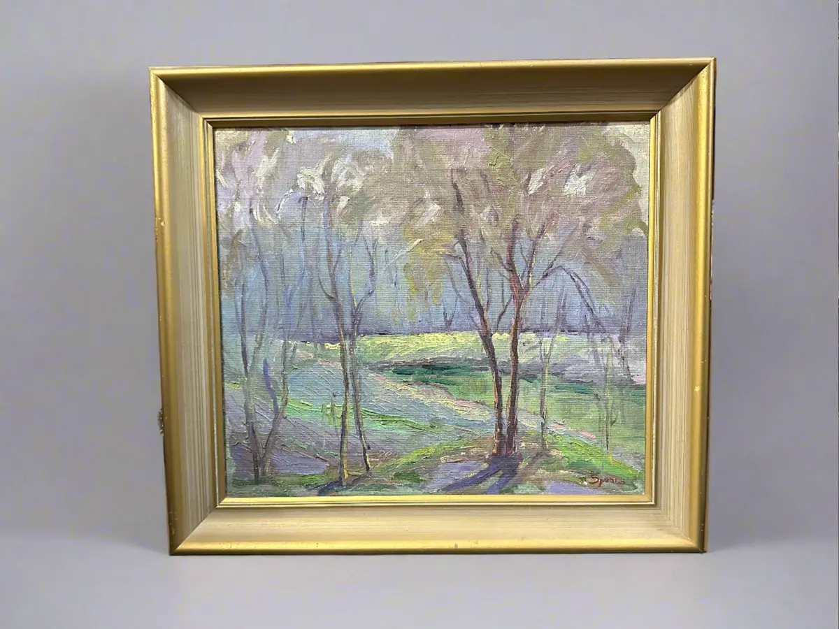 Fauvist Impressionist Sylvan Landscape Signed 1