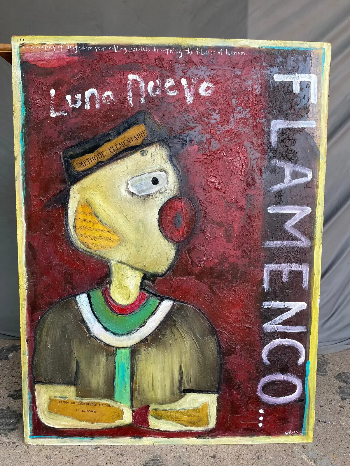 Luna Nuevo Painting Of Man In Hat 1