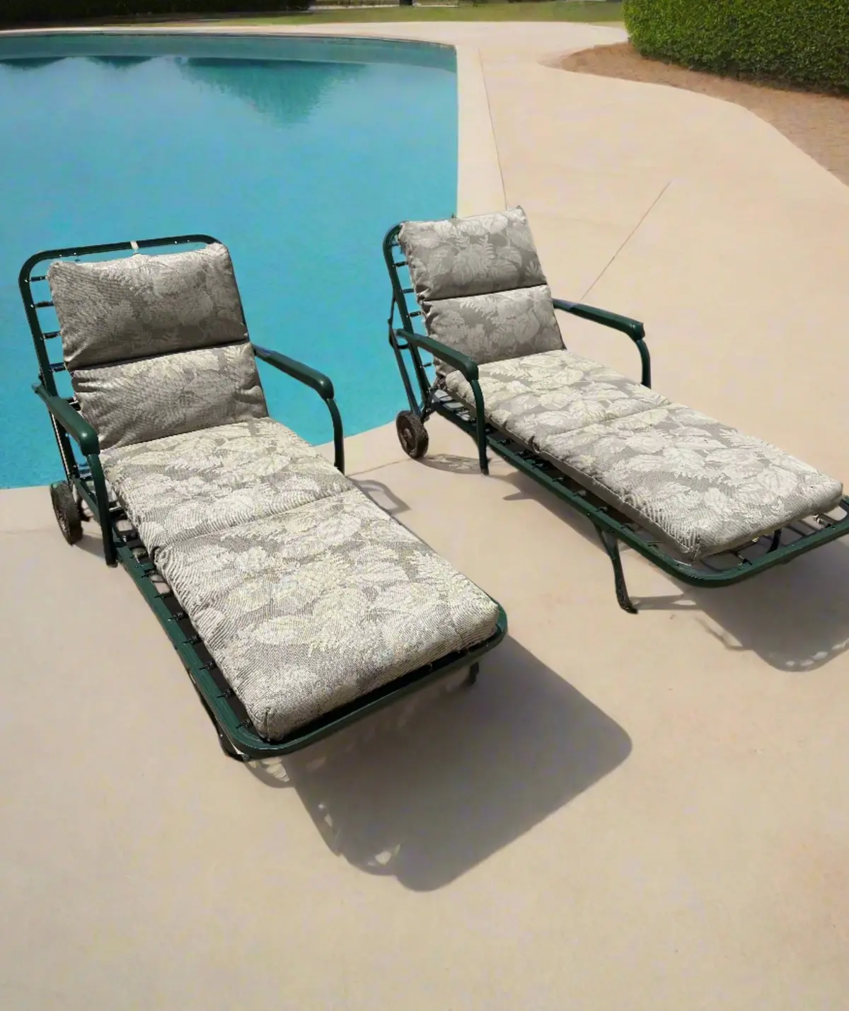 Pool Lounger 1 Of 2 1