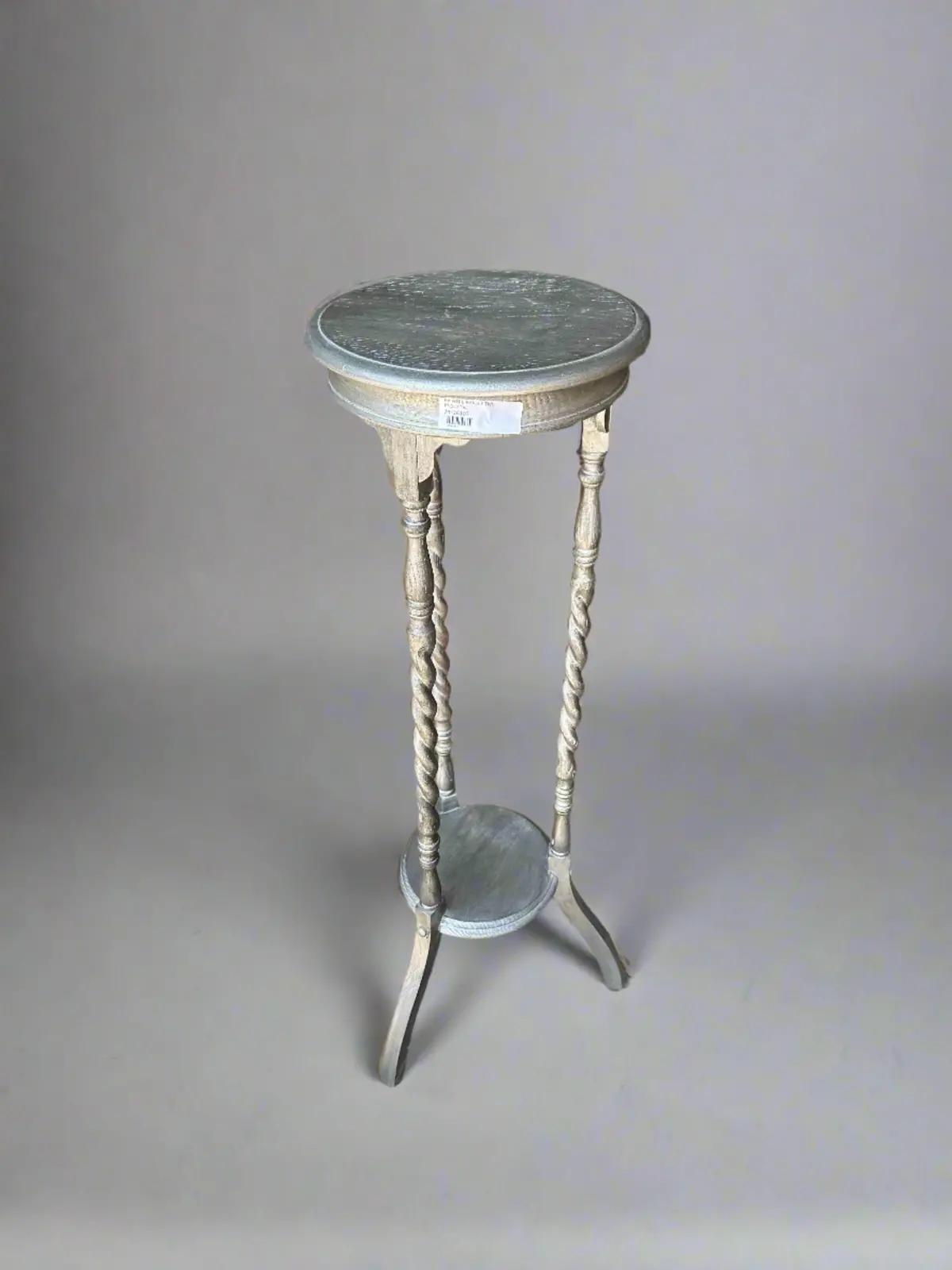 Painted Barley Twist Pedestal 1