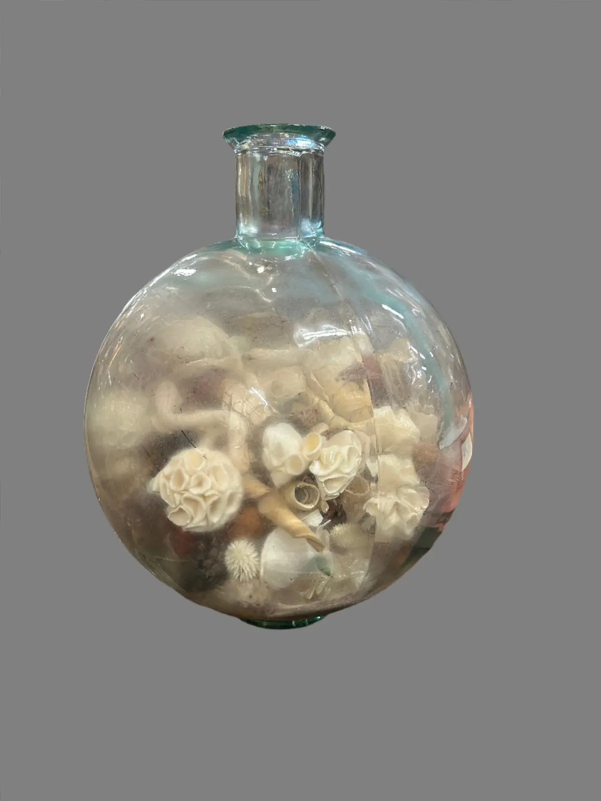 Potpourri Filled Large Glass Bottle 1