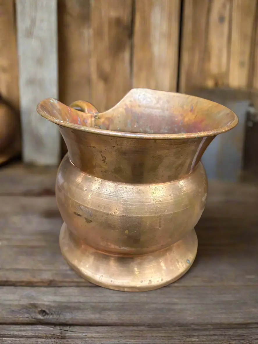 Wide Mouth Copper Vessel 1