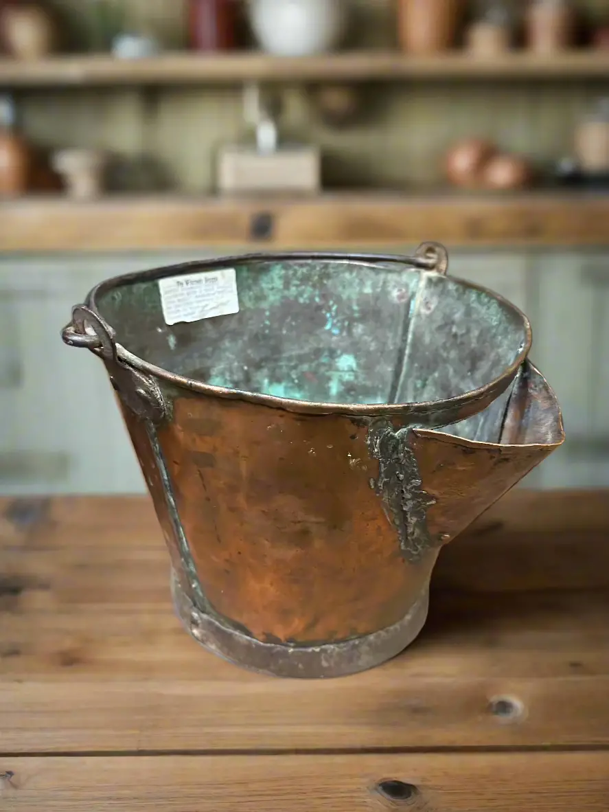 Copper Bucket With Spout 1