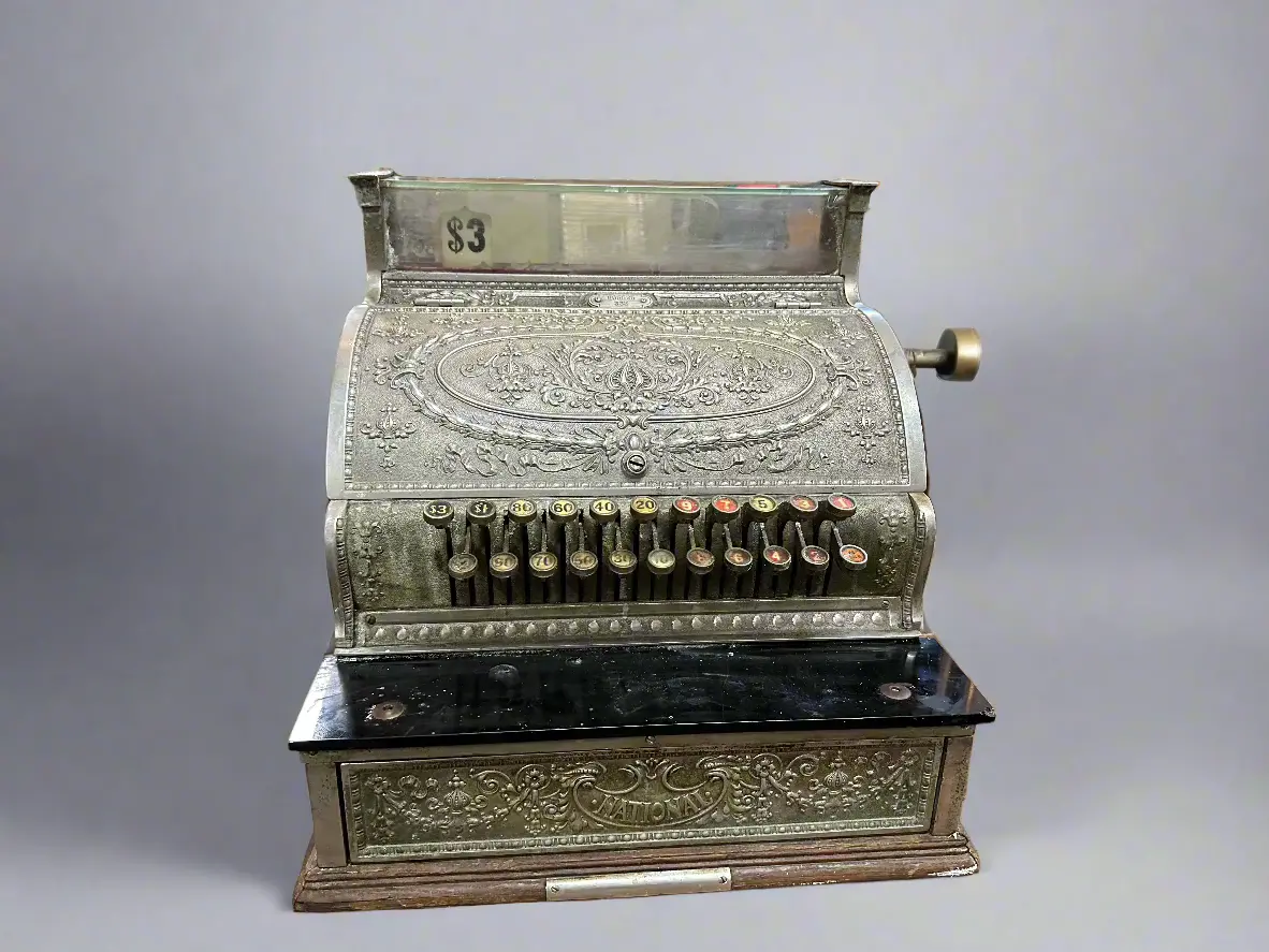 National Cash Register-Nickle Plated 1