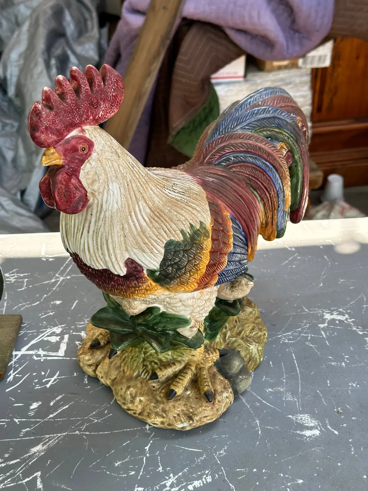 Porcelain Rooster 1