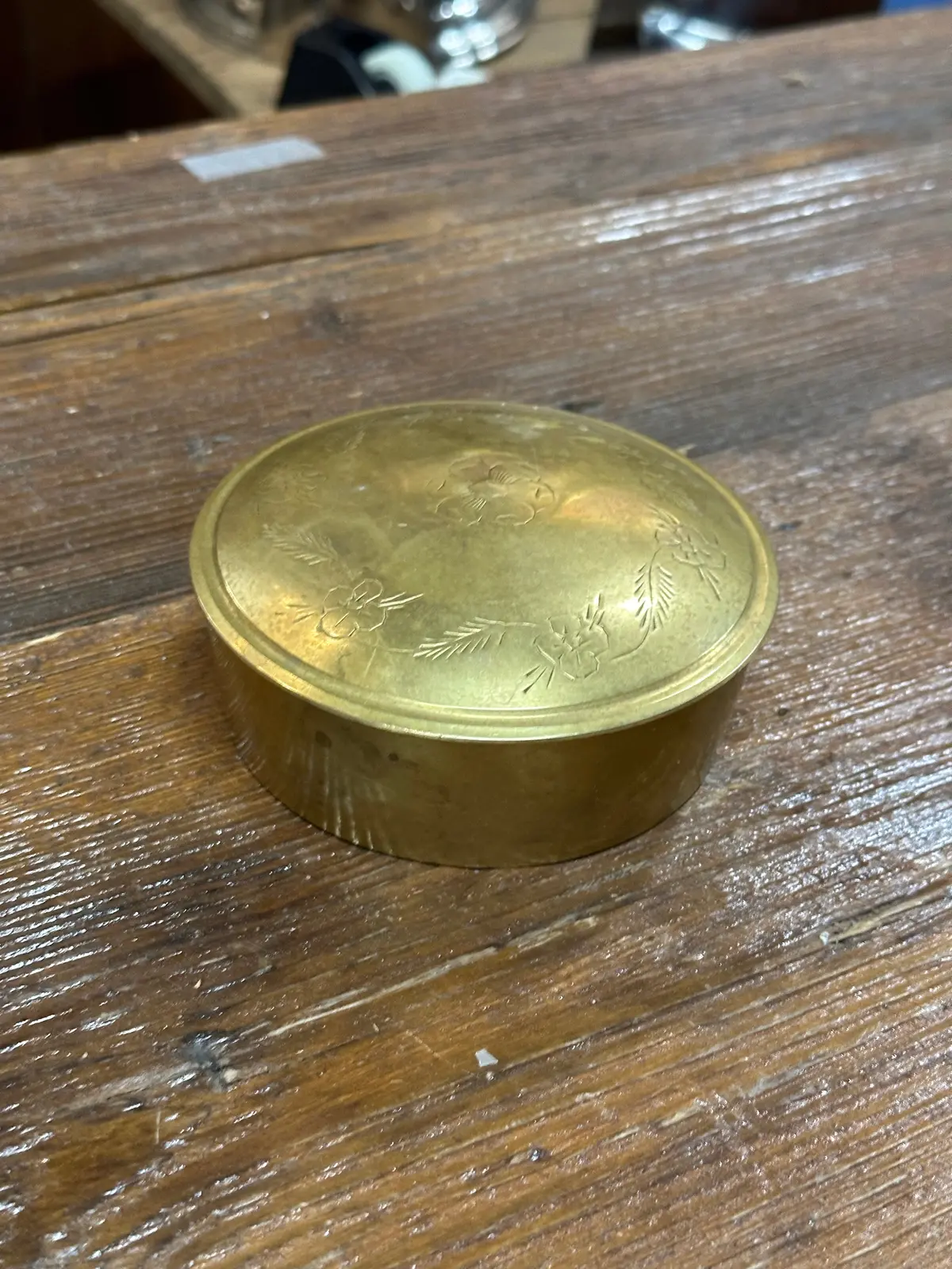 Brass Round Box 1