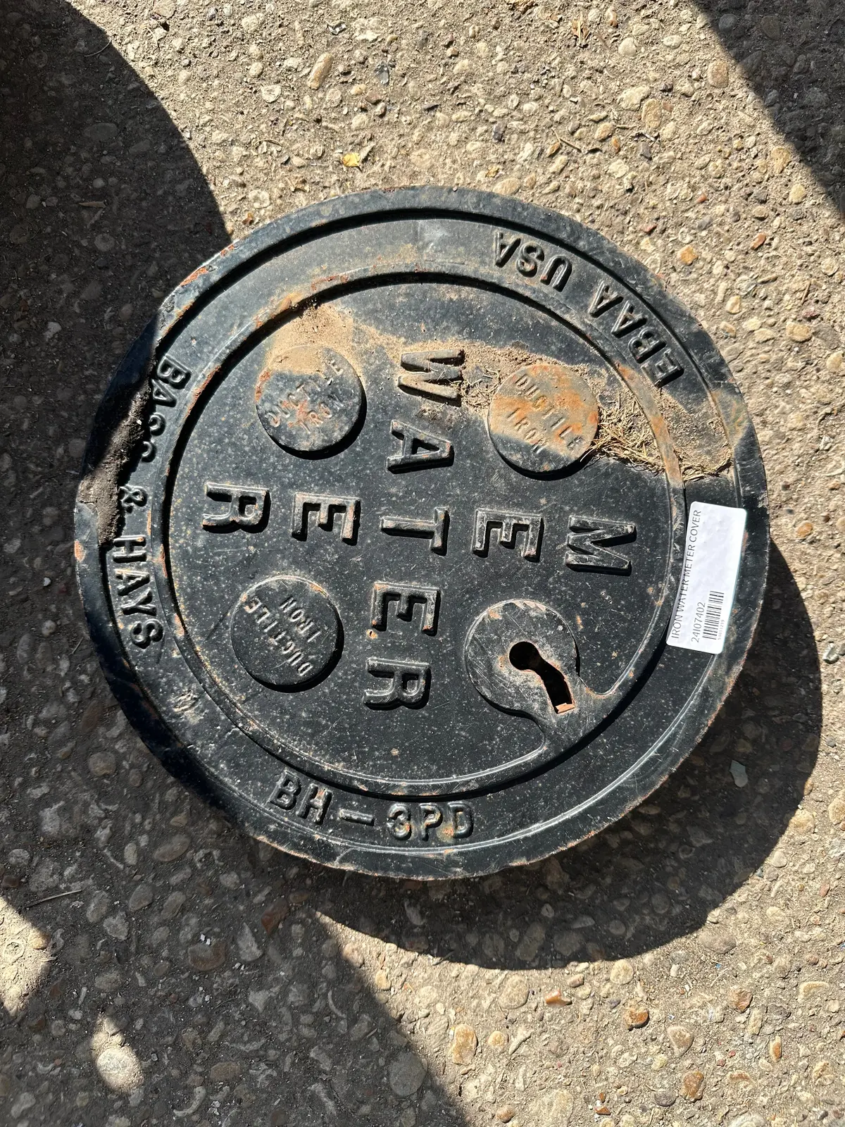 Iron Water Meter Cover 1