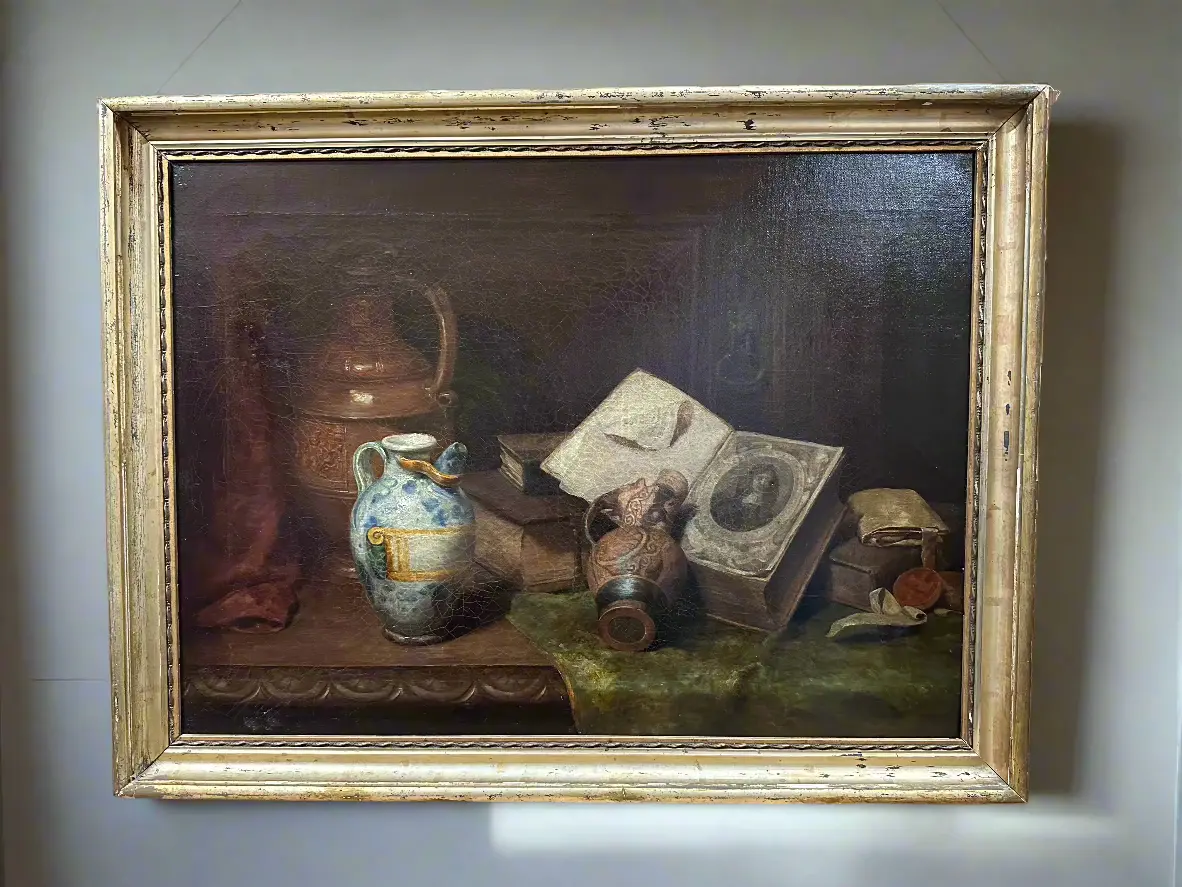 19Th Century Still Life In The Manner Of Philippe Rousseau 1