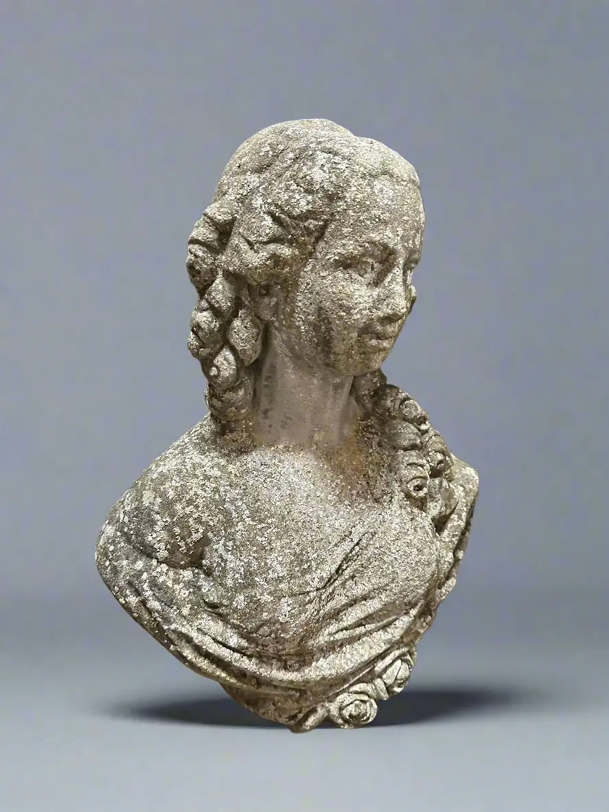Concrete Lady Bust 1