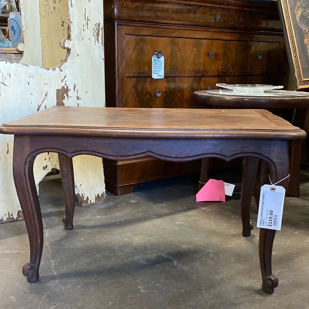 Small Louis Xv Oak Coffee Table 1