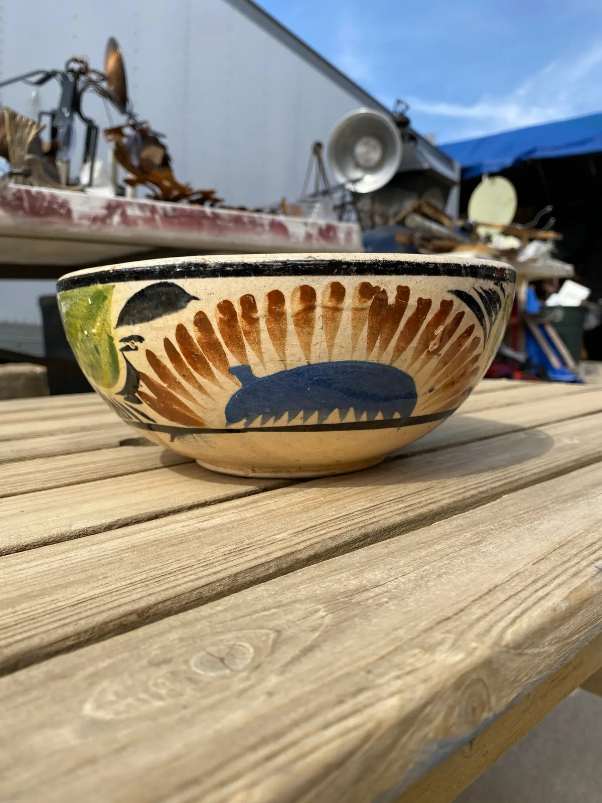 Painted Mexican Bowl 1
