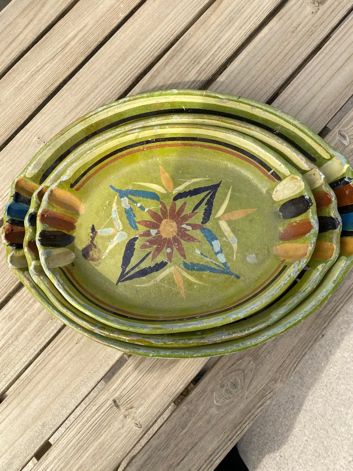 Set Of 3 Nested Oval Platters 1