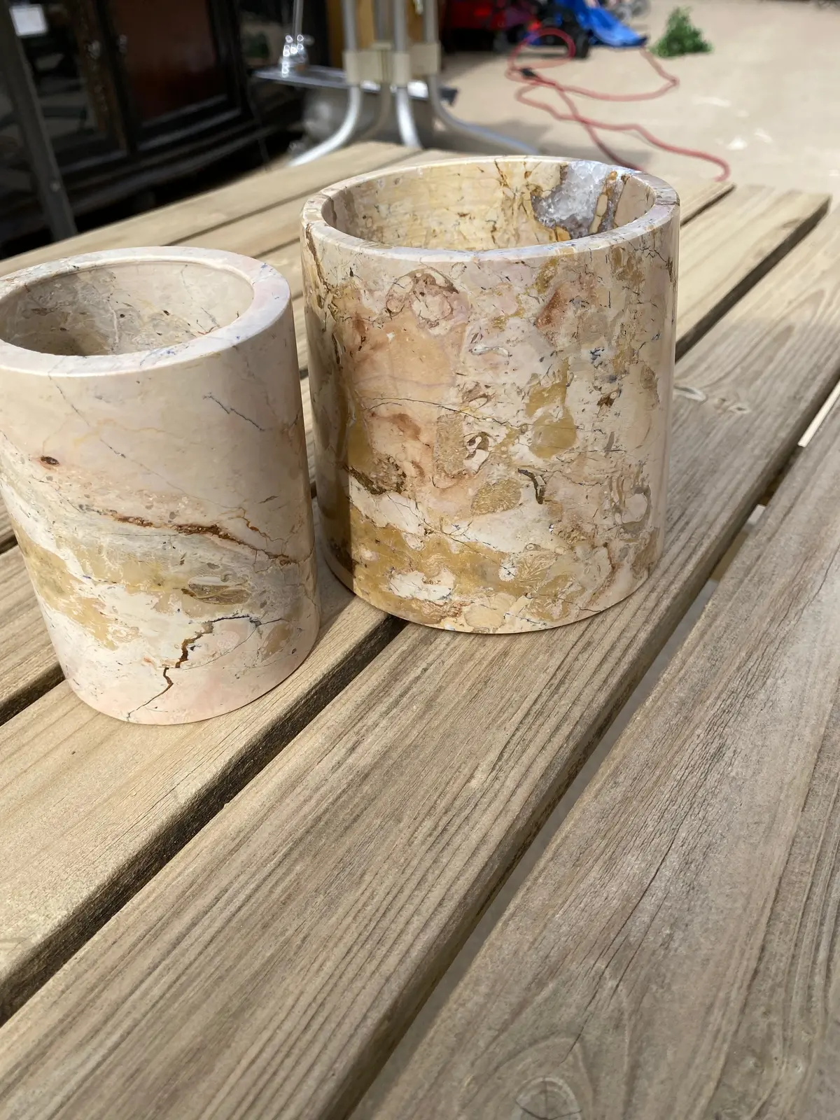 Set Of Marble Containers 1