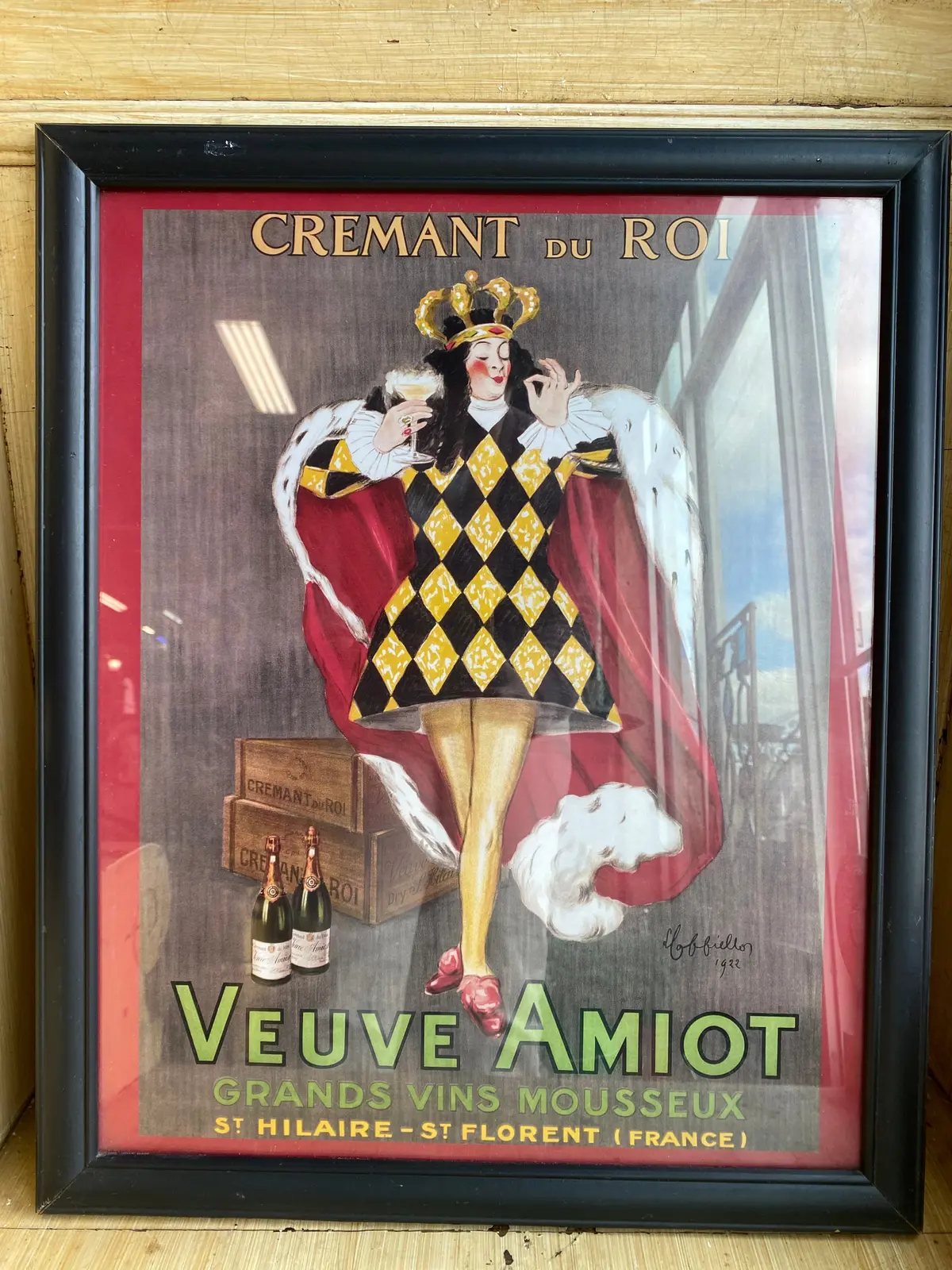 Small Veuve Amiot Champagne Poster 1